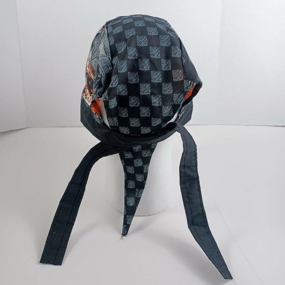 Nascar Tony Stewart Biker Bandana -Durag -Home Depot No. 20 -Tie Back -Vintage - Picture 5 of 13